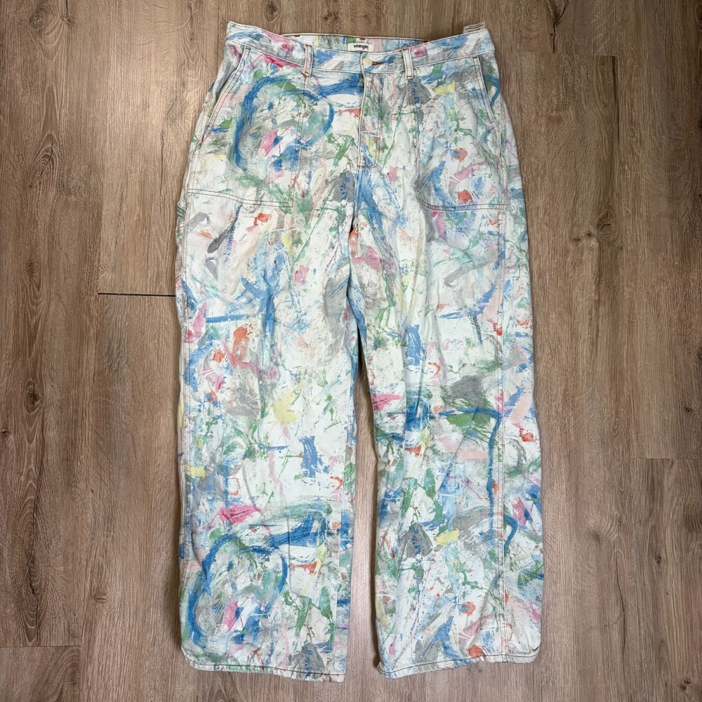 Wrangler x Casey Jones Jeans XXL Painter Art Therapy Baggy Utility Baggy Wide